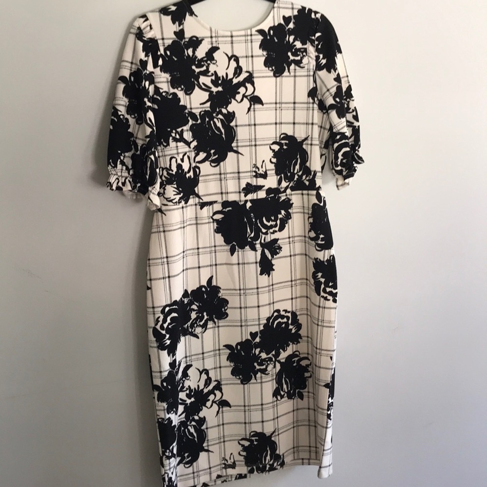 Black and white dress